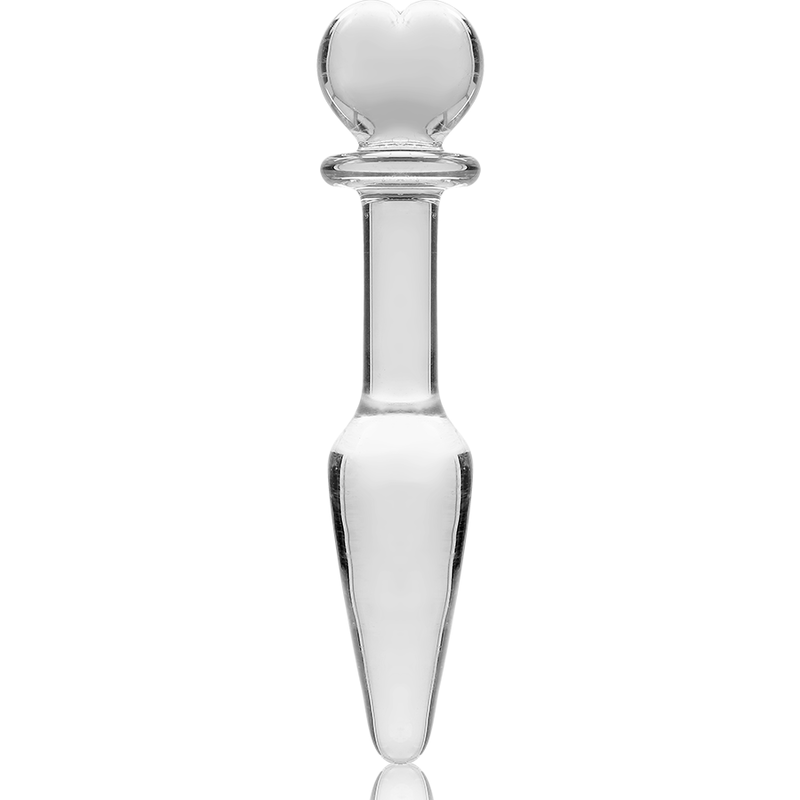 NEBULA SERIES BY IBIZA - MODELO 7 ANAL PLUG VIDRO BOROSILICADO TRANSPARENTE 13.5 CM -O- 3 CM - Sexshoptuga  Sexshoptuga 