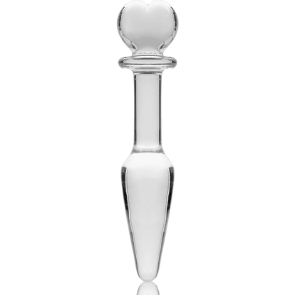 NEBULA SERIES BY IBIZA - MODELO 7 ANAL PLUG VIDRO BOROSILICADO TRANSPARENTE 13.5 CM -O- 3 CM - Sexshoptuga 