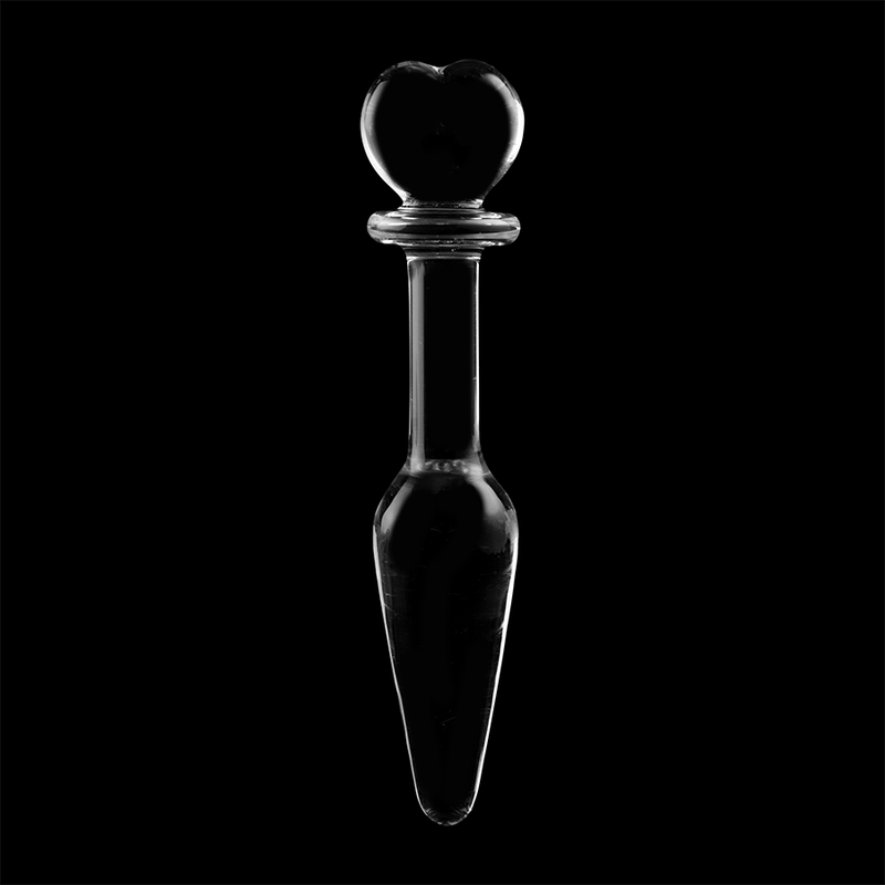 NEBULA SERIES BY IBIZA - MODELO 7 ANAL PLUG VIDRO BOROSILICADO TRANSPARENTE 13.5 CM -O- 3 CM - Sexshoptuga  Sexshoptuga 