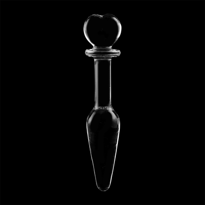 NEBULA SERIES BY IBIZA - MODELO 7 ANAL PLUG VIDRO BOROSILICADO TRANSPARENTE 13.5 CM -O- 3 CM - Sexshoptuga 