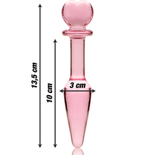 NEBULA SERIES BY IBIZA - MODELO 7 ANAL PLUG VIDRO BOROSILICADO TRANSPARENTE 13.5 CM -O- 3 CM - Sexshoptuga 