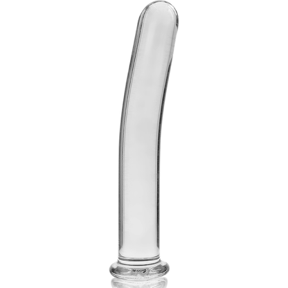 NEBULA SERIES BY IBIZA - MODELO 8 DILDO VIDRO BOROSILICADO TRANSPARENTE 14.5 CM -O- 2 CM - Sexshoptuga 