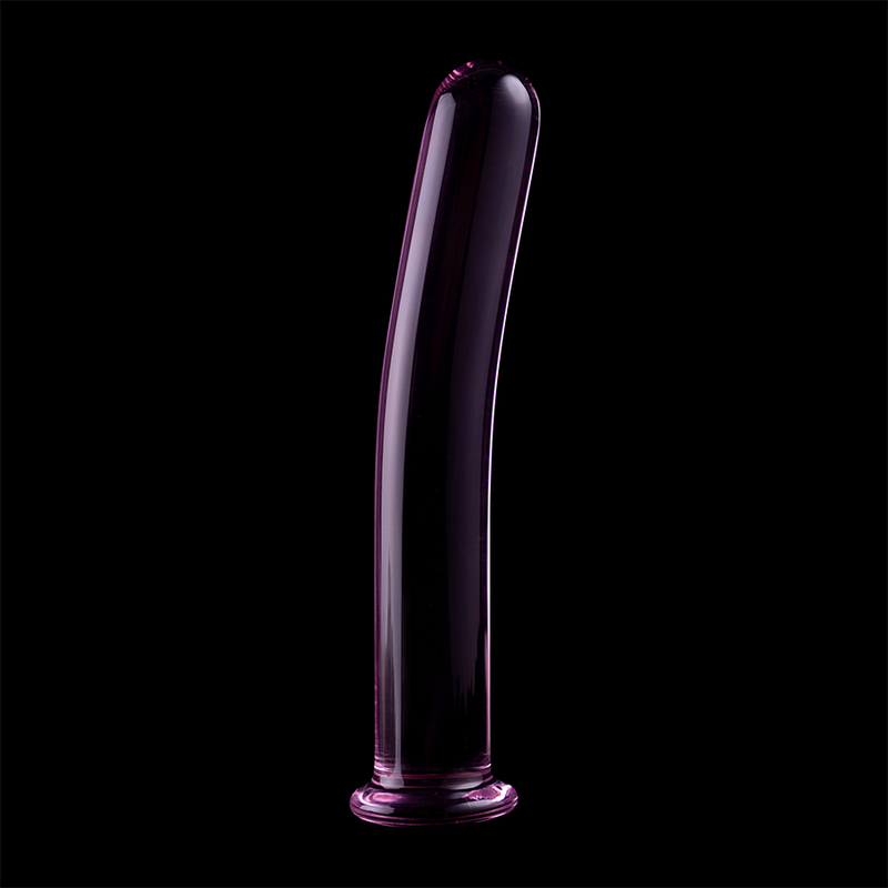 NEBULA SERIES BY IBIZA - MODELO 8 DILDO VIDRO BOROSILICADO TRANSPARENTE 14.5 CM -O- 2 CM - Sexshoptuga  Sexshoptuga 