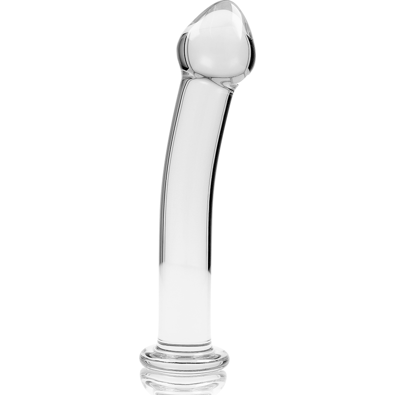 NEBULA SERIES BY IBIZA - MODELO 11 DILDO VIDRO BOROSILICADO TRANSPARENTE 16 CM -O- 3 CM Sexshoptuga 