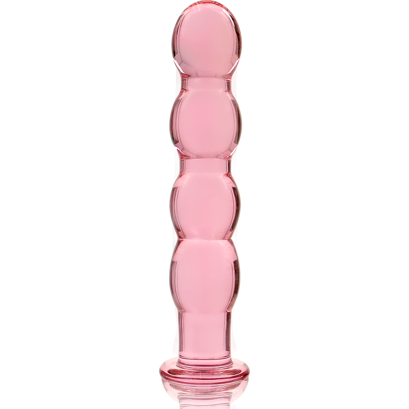 NEBULA SERIES BY IBIZA - MODELO 10 DILDO VIDRO BOROSILICADO TRANSPARENTE 16.5 CM -O- 3.5 CM - Sexshoptuga  Sexshoptuga 