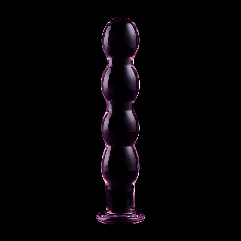 NEBULA SERIES BY IBIZA - MODELO 10 DILDO VIDRO BOROSILICADO TRANSPARENTE 16.5 CM -O- 3.5 CM - Sexshoptuga  Sexshoptuga 