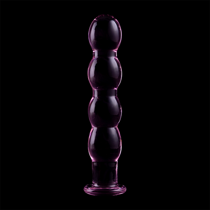 NEBULA SERIES BY IBIZA - MODELO 10 DILDO VIDRO BOROSILICADO TRANSPARENTE 16.5 CM -O- 3.5 CM - Sexshoptuga 