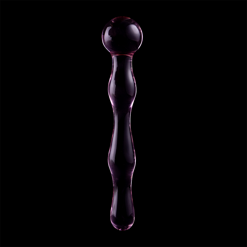 NEBULA SERIES BY IBIZA - MODELO 13 DILDO VIDRO BOROSILICADO TRANSPARENTE 18 CM -O- 3.5 CM - Sexshoptuga  Sexshoptuga 