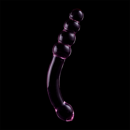 NEBULA SERIES BY IBIZA - MODELO 14 DILDO VIDRO BOROSILICADO TRANSPARENTE 18.5 CM -O- 3 CM - Sexshoptuga 