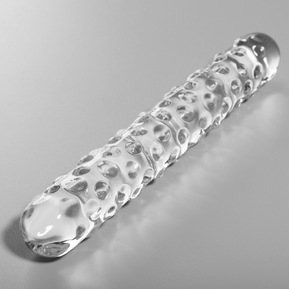 NEBULA SERIES BY IBIZA - MODELO 15 DILDO VIDRO BOROSILICADO TRANSPARENTE 18.5 CM -O- 3 CM - Sexshoptuga 