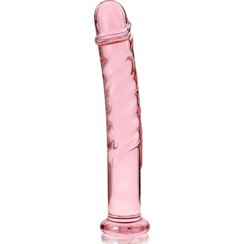 NEBULA SERIES BY IBIZA - MODELO 16 DILDO VIDRO BOROSILICADO TRANSPARENTE 18.5 CM -O- 3 CM - Sexshoptuga  Sexshoptuga 