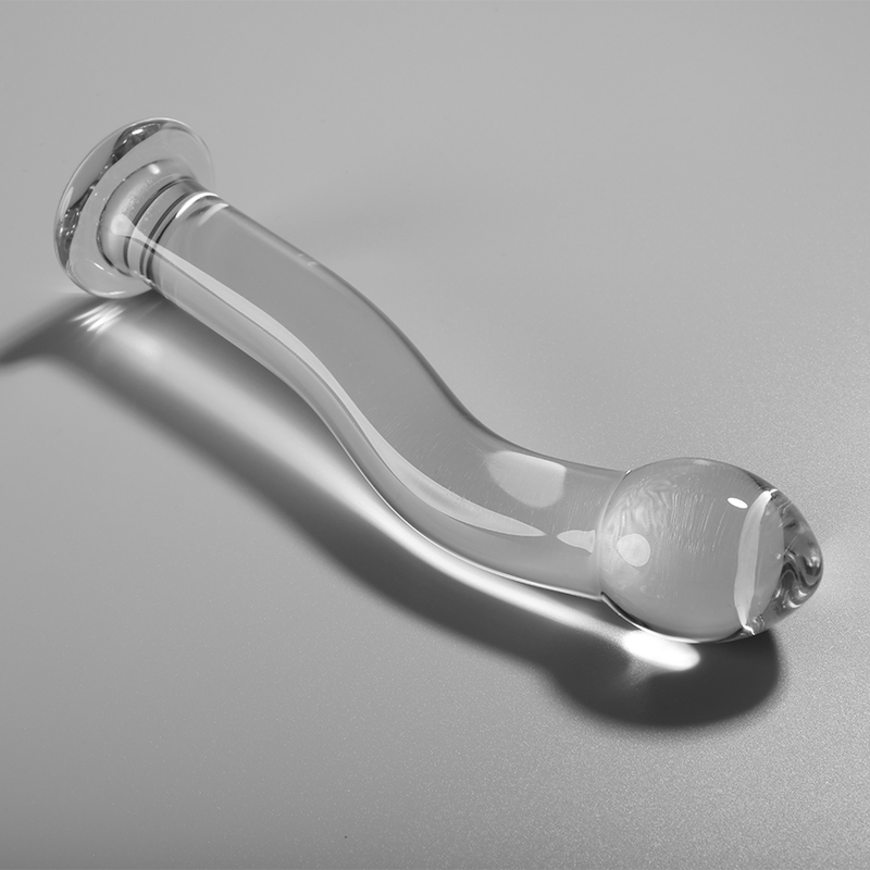 SÉRIE NEBULA BY IBIZA - MODELO 18 DILDO VIDRO BOROSILICADO TRANSPARENTE 18.5 CM -O- 3.5 CM - Sexshoptuga  Sexshoptuga 