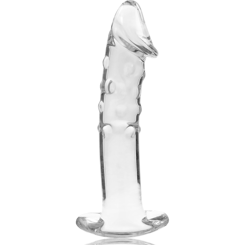 NEBULA SERIES BY IBIZA - MODELO 19 DILDO VIDRO BOROSILICADO TRANSPARENTE 18.5 CM -O- 4 CM - Sexshoptuga 