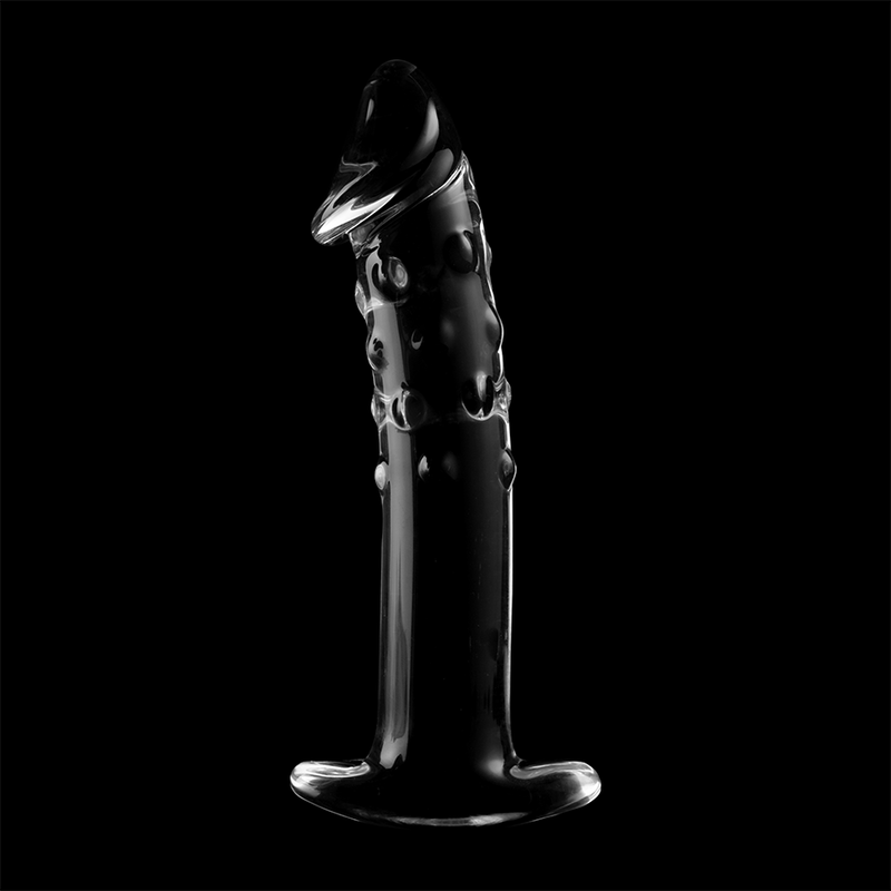 NEBULA SERIES BY IBIZA - MODELO 19 DILDO VIDRO BOROSILICADO TRANSPARENTE 18.5 CM -O- 4 CM - Sexshoptuga 