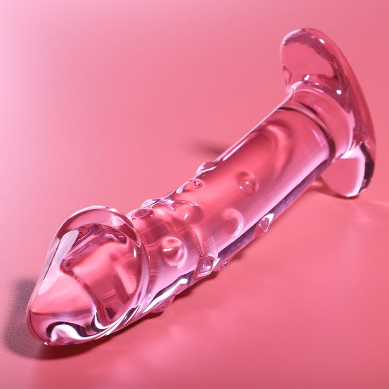 NEBULA SERIES BY IBIZA - MODELO 19 DILDO VIDRO BOROSILICADO TRANSPARENTE 18.5 CM -O- 4 CM - Sexshoptuga  Sexshoptuga 