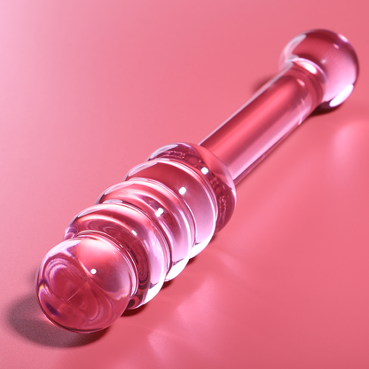 NEBULA SERIES BY IBIZA - MODELO 20 DILDO VIDRO BOROSILICADO TRANSPARENTE 20.5 CM -O- 3 CM