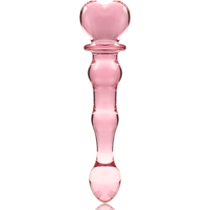 NEBULA SERIES BY IBIZA - MODELO 21 DILDO VIDRO BOROSILICADO TRANSPARENTE 20.5 CM -O- 3.5 CM - Sexshoptuga 