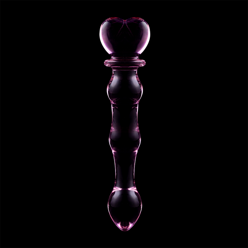 NEBULA SERIES BY IBIZA - MODELO 21 DILDO VIDRO BOROSILICADO TRANSPARENTE 20.5 CM -O- 3.5 CM - Sexshoptuga  Sexshoptuga 