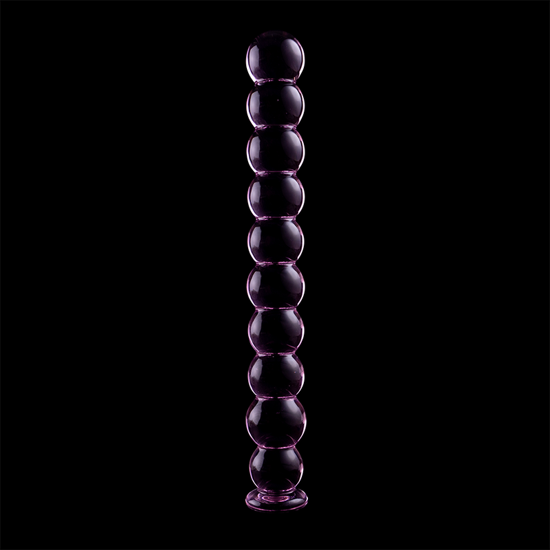 NEBULA SERIES BY IBIZA - MODELO 22 DILDO VIDRO BOROSILICADO TRANSPARENTE 21.5 CM -O- 2.5 CM - Sexshoptuga  Sexshoptuga 