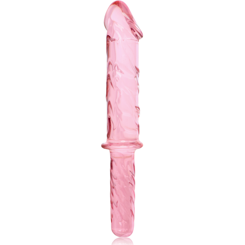 NEBULA SERIES BY IBIZA - MODELO 24 DILDO VIDRO BOROSILICADO TRANSPARENTE 28.5 CM -O- 5 CM - Sexshoptuga  Sexshoptuga 