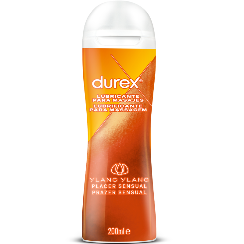 DUREX - MASSAGEM SENSUAL 2 EM 1 YLANG YLANG 200 ML - Sexshoptuga Sexshoptuga 