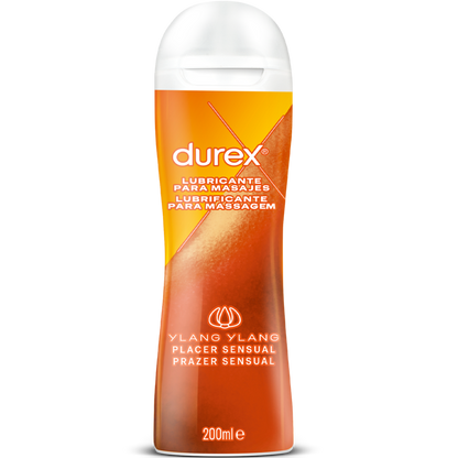 DUREX - MASSAGEM SENSUAL 2 EM 1 YLANG YLANG 200 ML - Sexshoptuga