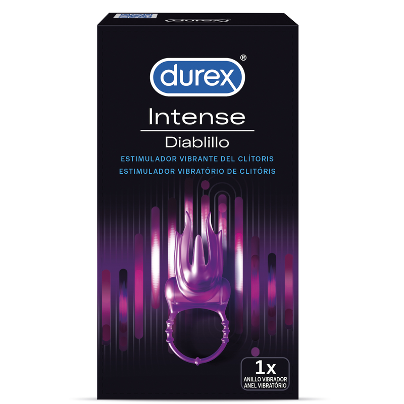 DUREX - ANEL PARA PÉNIS VIBRANTE INTENSO DIABLILLO - Sexshoptuga  Sexshoptuga 