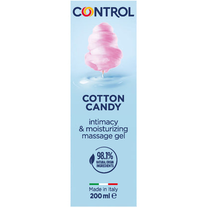 CONTROL - GEL DE MASSAGEM ALGODO DOCE 3 EM 1 200 ML - Sexshoptuga 