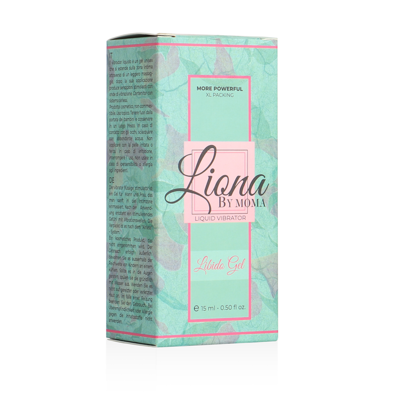 LIONA BY MOMA - LIQUID VIBRATOR LIBIDO GEL 15 ML - Sexshoptuga  Sexshoptuga 