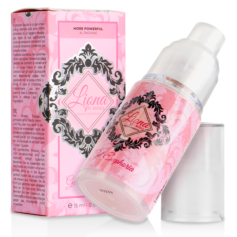 LIONA BY MOMA - LIQUID VIBRATOR EUPHORIA GEL 15 ML - Sexshoptuga  Sexshoptuga 