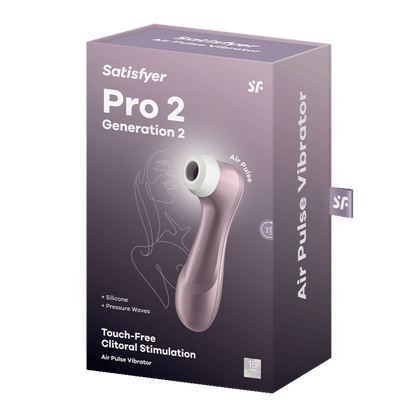 SATISFYER - ESTIMULADOR DE PULSO DE AR PRO 2 VIOLETA - Sexshoptuga 