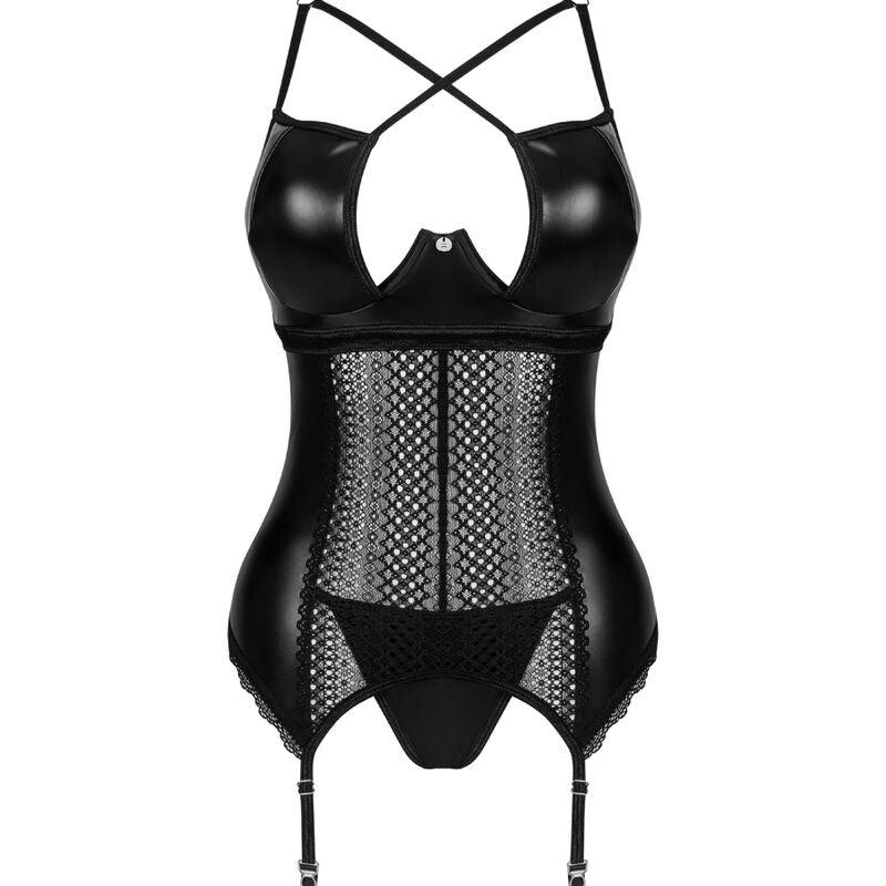 OBSESSIVE - CORSET NORIDES E TANGA XS/S - Sexshoptuga 