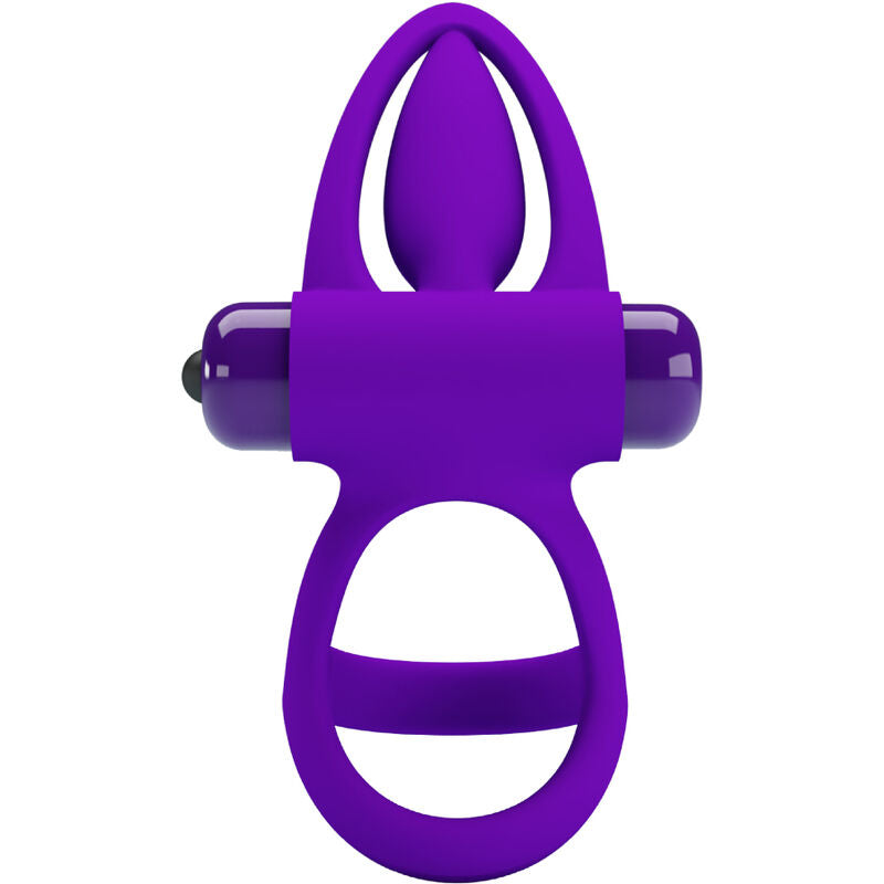 PRETTY LOVE - ANEL VIBRADOR 10 VIBRAÕES LILA SILICONE - Sexshoptuga  Sexshoptuga 