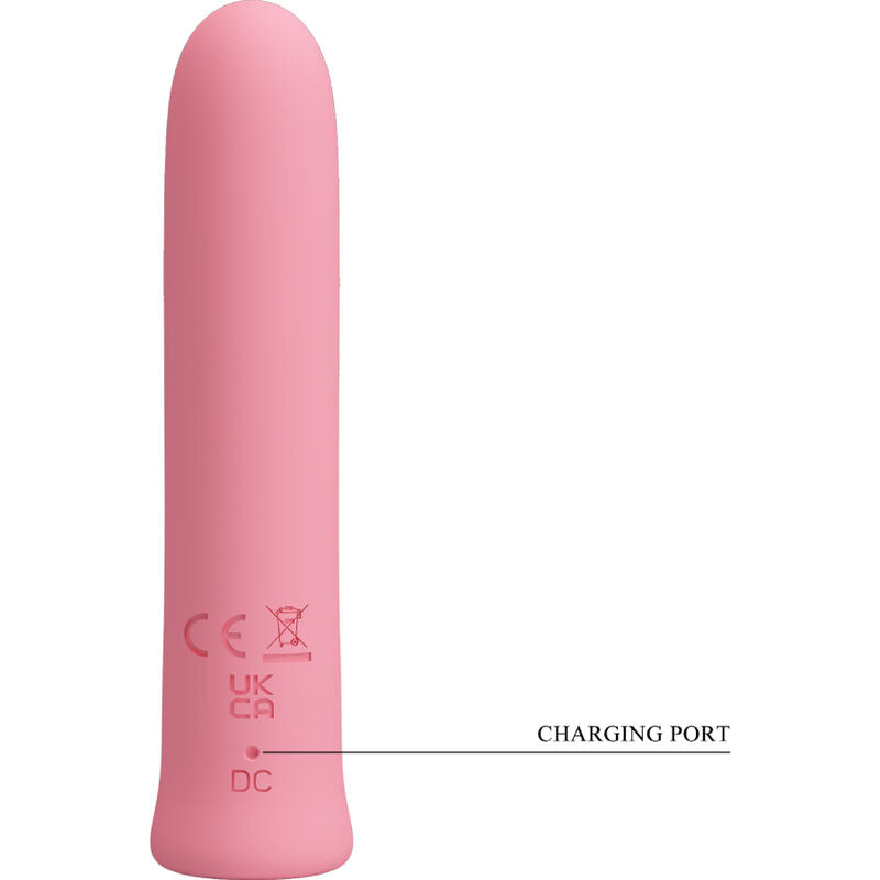 PRETTY LOVE - VIBRADOR CURTIS MINI SUPER POWER 12 VIBRAÕES DE SILICONE ROSA - Sexshoptuga  Sexshoptuga 