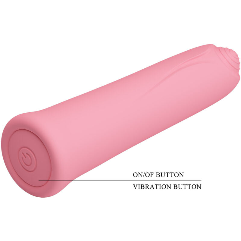 PRETTY LOVE - VIBRADOR CURTIS MINI SUPER POWER 12 VIBRAÕES DE SILICONE ROSA - Sexshoptuga  Sexshoptuga 