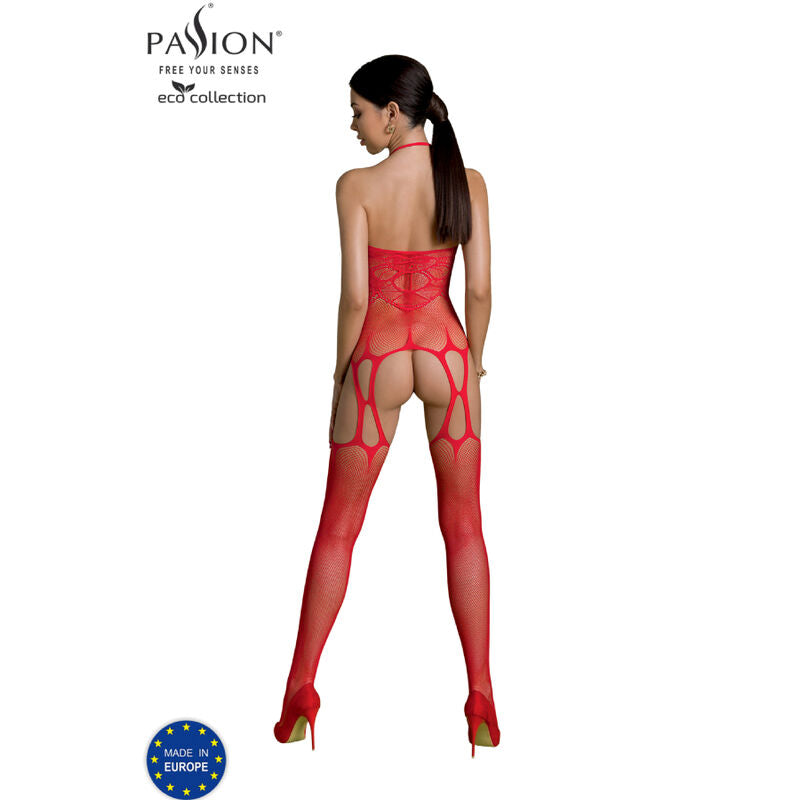 PASSION - COLEO ECO BODYSTOCKING ECO BS002 PRETO - Sexshoptuga 