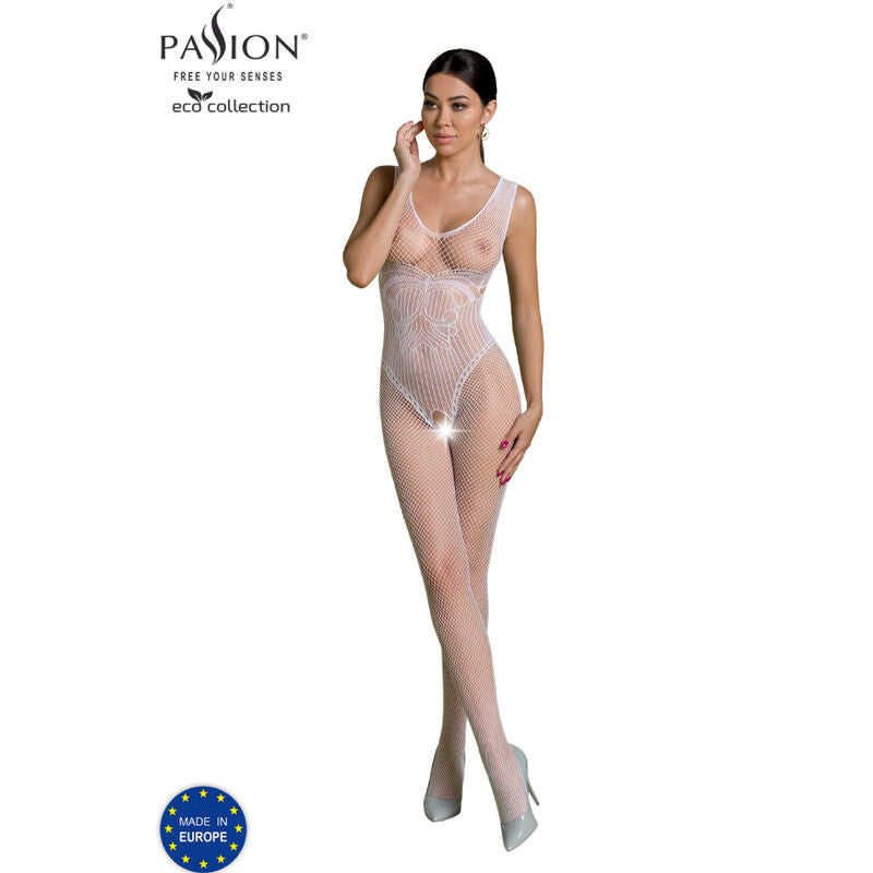 PASSION - COLEO ECO BODYSTOCKING ECO BS003 PRETO - Sexshoptuga 