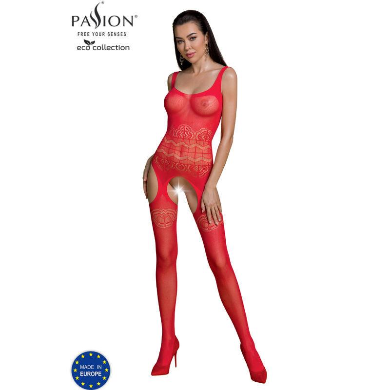 PASSION - COLEO ECO BODYSTOCKING ECO BS005 PRETO - Sexshoptuga 