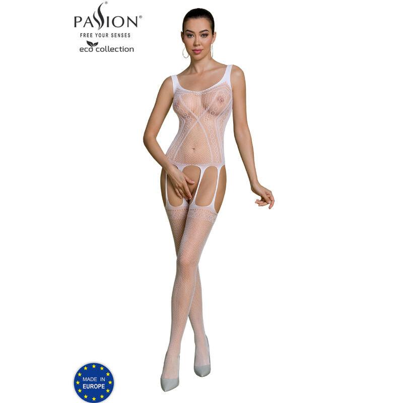 PASSION - COLEO ECO BODYSTOCKING ECO BS007 PRETO - Sexshoptuga 