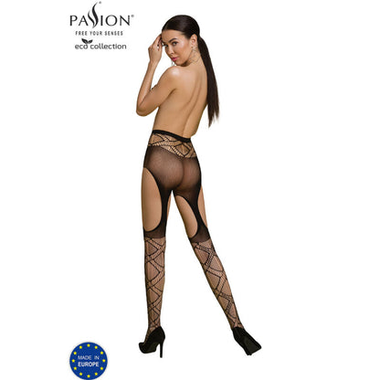 PASSION - COLEO ECO BODYSTOCKING ECO S005 PRETO - Sexshoptuga 