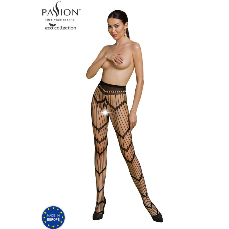 PASSION - COLEO ECO BODYSTOCKING ECO S006 PRETO - Sexshoptuga  Sexshoptuga 