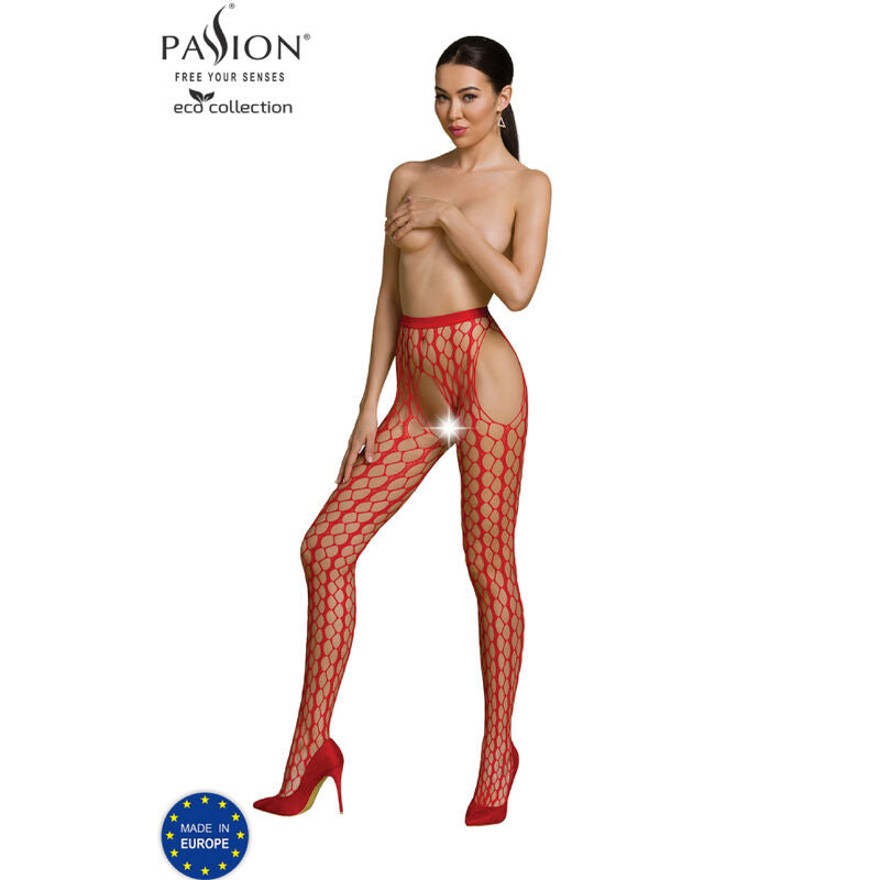 PASSION - COLEO ECO BODYSTOCKING ECO S007 PRETO - Sexshoptuga 