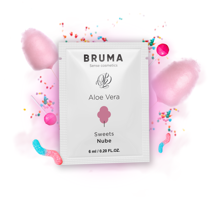 BRUMA - GEL DESLIZANTE DE ALOE VERA SABOR DOCES 6 ML - Sexshoptuga  Sexshoptuga 