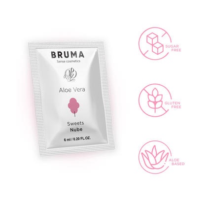 BRUMA - GEL DESLIZANTE DE ALOE VERA SABOR DOCES 6 ML - Sexshoptuga 