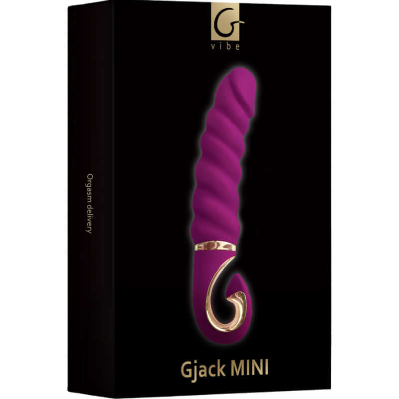 G-VIBE - GJACK MINI VIBRADOR DE SILICONE ROXO - Sexshoptuga 