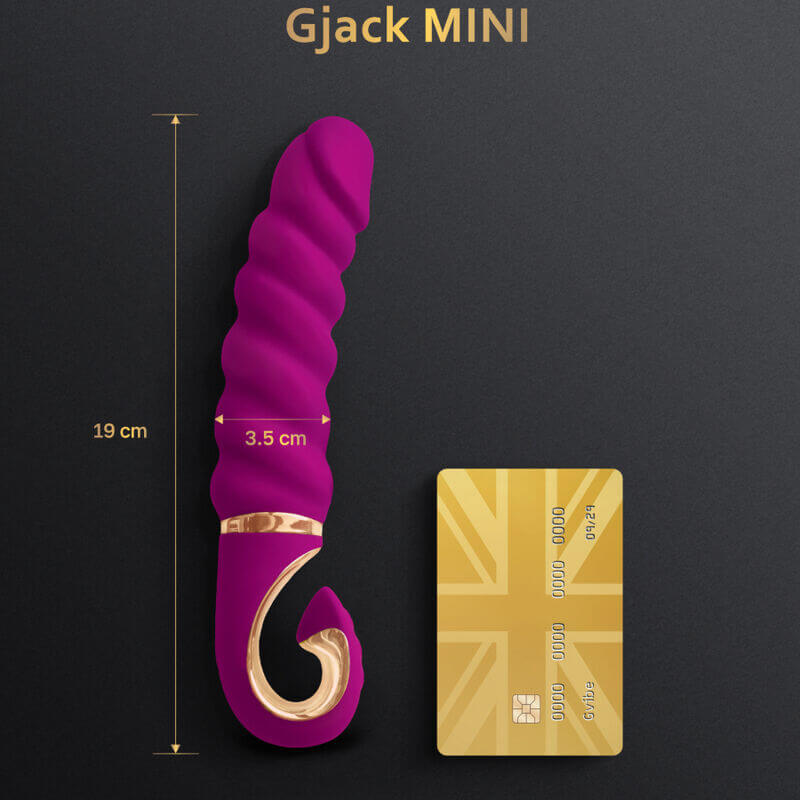 G-VIBE - GJACK MINI VIBRADOR DE SILICONE ROXO - Sexshoptuga  Sexshoptuga 