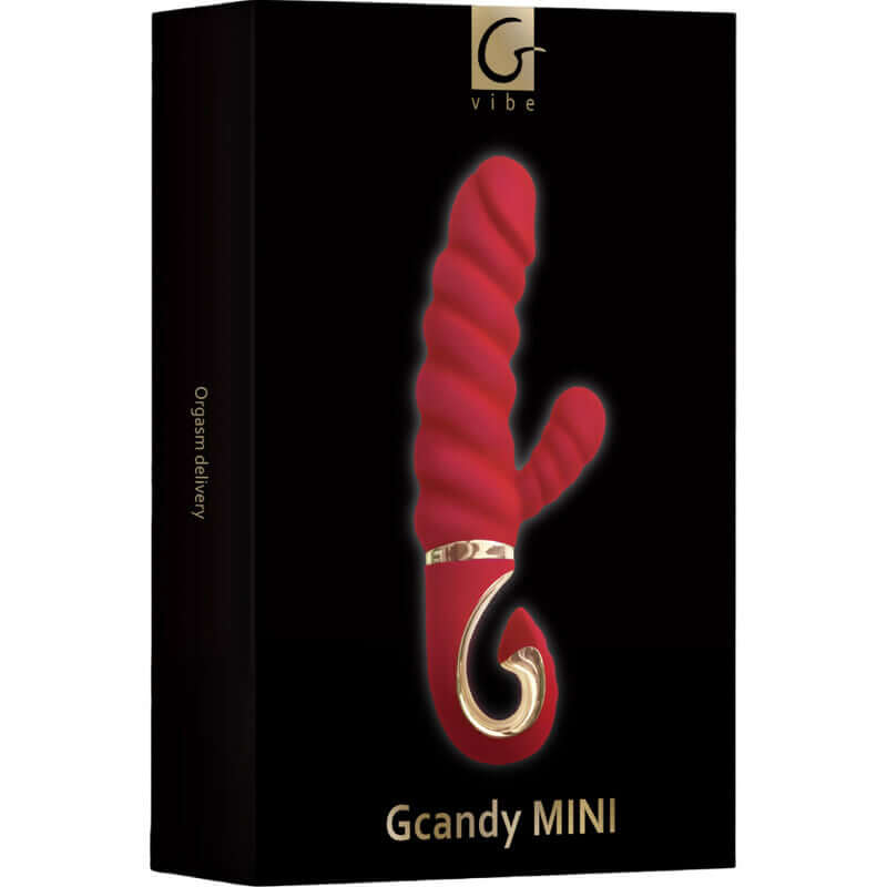 G-VIBE - VIBRADOR DE SILICONE VERMELHO GCANDY MINI - Sexshoptuga  Sexshoptuga 