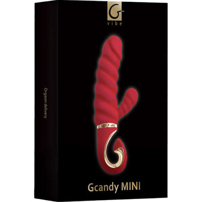 G-VIBE - VIBRADOR DE SILICONE VERMELHO GCANDY MINI - Sexshoptuga 