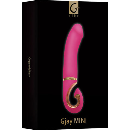 G-VIBE - VIBRADOR DE SILICONE GJAY MINI ROSA - Sexshoptuga 