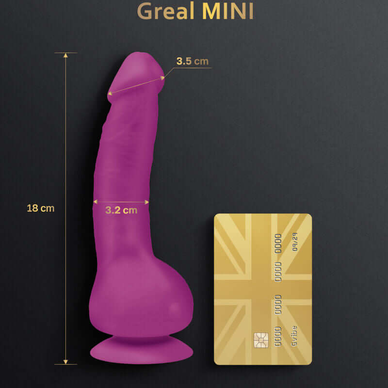 G-VIBE - GREAL MINI FÚCSIA VIBRADOR DE SILICONE DILDO - Sexshoptuga  Sexshoptuga 